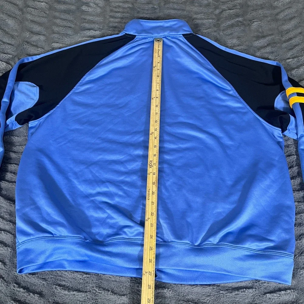 NBA Denver Nuggets Track Jacket‎ Mens XL Blue Full Zip Embroidered Logo AQ078
